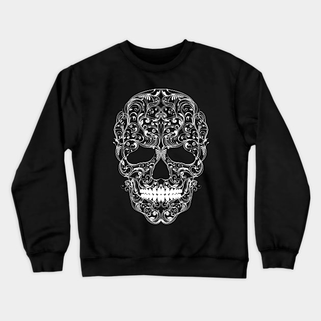 Patrick Seymour • Skull ornament Crewneck Sweatshirt by PatrickSeymour